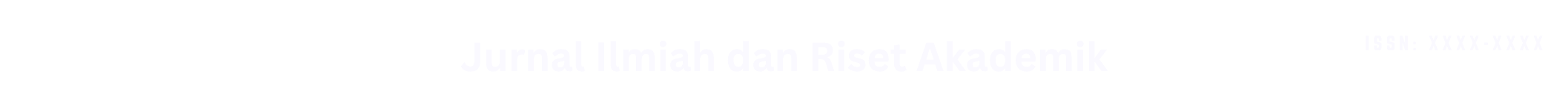 Jurnal Ilmiah dan Riset Akademik
